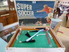 A vintage Super Soccer game made by Toogood & Jones