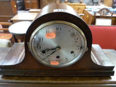 Wooden chime mantle clock