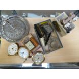 A quantity of clocks etc