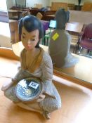 Retro lamp in the form of a Geisha girl A/F