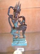 A soapstone figure of a Deity approx. 11 inches high