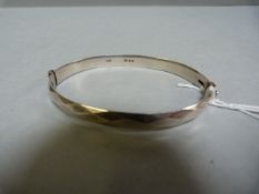 Hallmarked silver G J Ltd bracelet ( no safety chain)