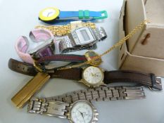 Small quantity of various watches including a Seiko A159-4019