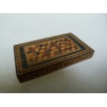 A Tunbridge Ware Card case