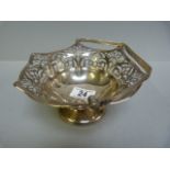 A Chester hallmarked silver bon bon dish - 196.4g