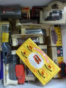 A quantity of various model cars, matchbox, models of yesteryear etc.