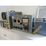 An oscilloscope, A BBC Metrewatt and two other pieces