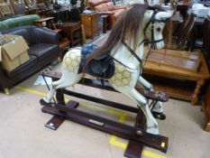 Dapple Grey rocking horse on stand 'Special Millennium Limited Edition 31/500'