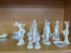 A small quantity of Rosenthal figures and other various china etc