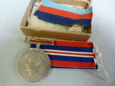 A set of three WWII medals