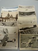 A small quantity of various postcards, mainly aeronautical