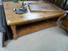 A Pine coffee table