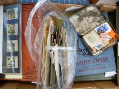 A large quantity of various vintage stamps in several albums