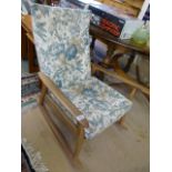 A Retro rocking chair