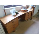 A teak mid century dressing table