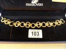 A Swarovski crystal bracelet in original box