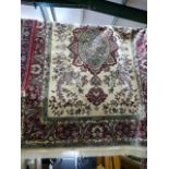 Beige ground keshan carpet