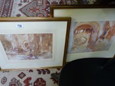 Two William Russell Flint prints