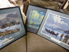 A set of five John Skelton prints of Ireland Etc