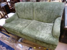 A Green Upholstered sofa