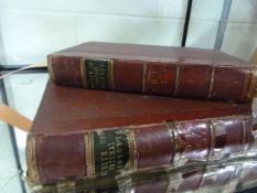 Two leather bound volumes "The Museum of Natural History ", printed by William Mackenzie with