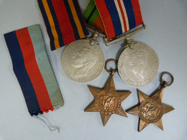 Set of four WW2 medals- Defence medal, war medal, 1939-45 star and Burma star - Image 5 of 5