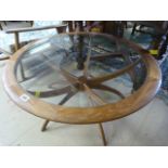 A Retro round coffee table