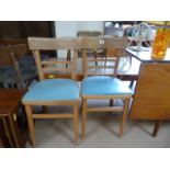 A pair of retro chairs