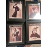 A set of 6 modern prints of "Dimanches de la femme" frontispieces