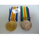 2 WW1 medals presented to Sapper G Stedman, Royal Engineers