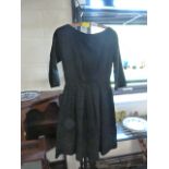 A black vintage dress