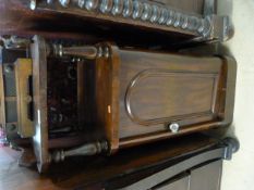 Victorian pot cupboard with shelf over