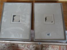 A pair of Sheila Oliner 2/25 & 2/25 framed nude