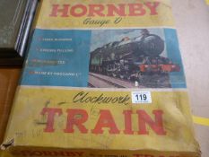 A Hornby clockwork O gauge trainset No.30 Goods Set in box
