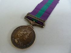 Queen Elizabeth II General Service Medal with 'Cyprus' Bar awarded to 5016379 leading Aircraftman