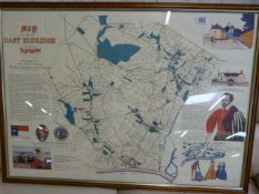 A Map of the parish of East Budleigh birthplace of Sir Walter Raleigh