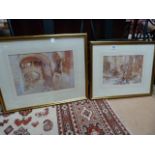 Two William Russell Flint prints