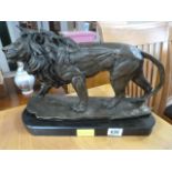 A Bronze Lion on stand