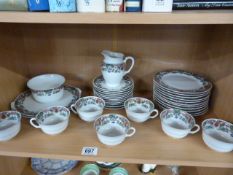 A part Czechoslovakian Tea service