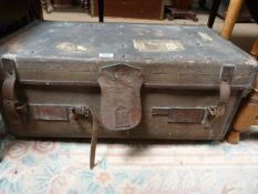 A vintage Charles Maude trunk