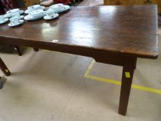 A pine refrectory table