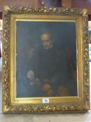 An oil on canvas of a gentleman by Edmund Dyer