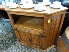 A Mexican pine TV Cabinet