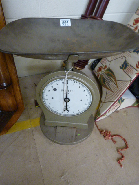 Set of Salter weighing scales