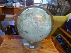 A Replogle 12 inch globe "World Ocean Series"