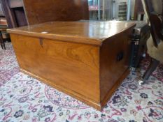 An elm blanket box