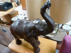A leather elephant