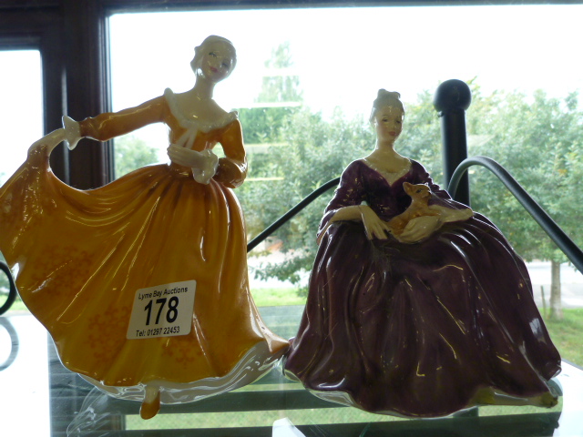 A Royal Doulton figure Kirsty and another Charlotte