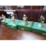 Four Beswick "English country folk" collection animal figures