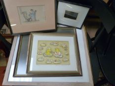 6 various framed watercolours and prints to include artists Christine Chagnoux and Walter Osbourne.